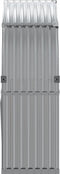 vidaXL - Haardhoutopslag - 120x45x140 - cm - gegalvaniseerd - staal - lichtgrijs