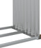 vidaXL - Haardhoutopslag - 120x45x210 - cm - gegalvaniseerd - staal - lichtbruin