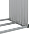 vidaXL - Haardhoutopslag - 120x45x210 - cm - gegalvaniseerd - staal - groen