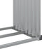 vidaXL - Haardhoutopslag - 120x45x210 - cm - gegalvaniseerd - staal - antraciet