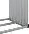 vidaXL - Haardhoutopslag - 120x45x210 - cm - gegalvaniseerd - staal - bruin