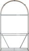 vidaXL - Haardhoutopslag - 120x45x210 - cm - gegalvaniseerd - staal - lichtbruin
