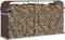 vidaXL - Haardhoutopslag - 180x45x100 - cm - gegalvaniseerd - staal - bruin