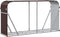 vidaXL - Haardhoutopslag - 180x45x100 - cm - gegalvaniseerd - staal - bruin