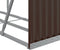 vidaXL - Haardhoutopslag - 180x45x100 - cm - gegalvaniseerd - staal - bruin