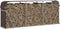 vidaXL - Haardhoutopslag - 234x45x100 - cm - gegalvaniseerd - staal - bruin