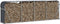 vidaXL - Haardhoutopslag - 300x45x100 - cm - gegalvaniseerd - staal - antraciet