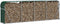 vidaXL - Haardhoutopslag - 300x45x100 - cm - gegalvaniseerd - staal - groen