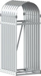 vidaXL - Haardhoutopslag - 40x45x100 - cm - gegalvaniseerd - staal - zilverkleurig