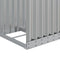 vidaXL - Haardhoutopslag - 40x45x100 - cm - gegalvaniseerd - staal - zilverkleurig