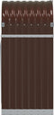 vidaXL - Haardhoutopslag - 40x45x100 - cm - gegalvaniseerd - staal - bruin