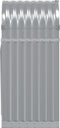 vidaXL - Haardhoutopslag - 40x45x100 - cm - gegalvaniseerd - staal - lichtgrijs