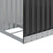 vidaXL - Haardhoutopslag - 40x45x170 - cm - gegalvaniseerd - staal - antraciet