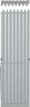 vidaXL - Haardhoutopslag - 40x45x170 - cm - gegalvaniseerd - staal - zilverkleurig