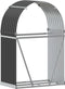 vidaXL - Haardhoutopslag - 80x45x120 - cm - gegalvaniseerd - staal - antraciet