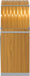 vidaXL - Haardhoutopslag - 80x45x120 - cm - gegalvaniseerd - staal - lichtbruin