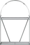 vidaXL - Haardhoutopslag - 80x45x120 - cm - gegalvaniseerd - staal - lichtgrijs