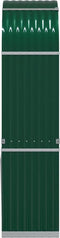 vidaXL - Haardhoutopslag - 80x45x190 - cm - gegalvaniseerd - staal - groen