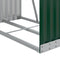 vidaXL - Haardhoutopslag - 80x45x190 - cm - gegalvaniseerd - staal - groen