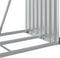 vidaXL - Haardhoutopslag - 80x45x190 - cm - gegalvaniseerd - staal - groen