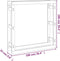 vidaXL - Haardhoutrek - 100x25x100 - cm - massief - grenenhout - grijs