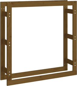 vidaXL - Haardhoutrek - 100x25x100 - cm - massief - grenenhout - honingbruin