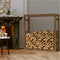 vidaXL - Haardhoutrek - 100x25x100 - cm - massief - grenenhout - honingbruin