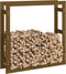 vidaXL - Haardhoutrek - 100x25x100 - cm - massief - grenenhout - honingbruin