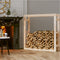 vidaXL - Haardhoutrek - 100x25x100 - cm - massief - grenenhout