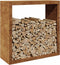 vidaXL - Haardhoutrek - 100x40x100 - cm - cortenstaal