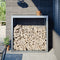 vidaXL - Haardhoutrek - 100x40x100 - cm - gegalvaniseerd - staal