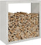 vidaXL - Haardhoutrek - 100x40x100 - cm - roestvrij - staal