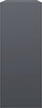 vidaXL - Haardhoutrek - 100x40x100 - cm - staal - antracietkleurig
