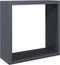 vidaXL - Haardhoutrek - 100x40x100 - cm - staal - antracietkleurig
