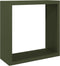 vidaXL - Haardhoutrek - 100x40x100 - cm - staal - groen