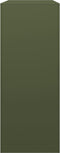 vidaXL - Haardhoutrek - 100x40x100 - cm - staal - groen