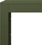 vidaXL - Haardhoutrek - 100x40x100 - cm - staal - groen
