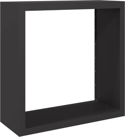 vidaXL - Haardhoutrek - 100x40x100 - cm - staal - zwart