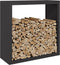 vidaXL - Haardhoutrek - 100x40x100 - cm - staal - zwart