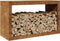 vidaXL - Haardhoutrek - 100x40x60 - cm - cortenstaal