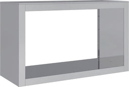 vidaXL - Haardhoutrek - 100x40x60 - cm - gegalvaniseerd - staal