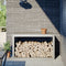 vidaXL - Haardhoutrek - 100x40x60 - cm - roestvrij - staal