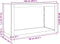 vidaXL - Haardhoutrek - 100x40x60 - cm - roestvrij - staal