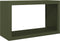 vidaXL - Haardhoutrek - 100x40x60 - cm - staal - groen