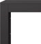 vidaXL - Haardhoutrek - 100x40x60 - cm - staal - zwart