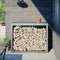 vidaXL - Haardhoutrek - 100x40x80 - cm - gegalvaniseerd - staal