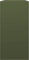 vidaXL - Haardhoutrek - 100x40x80 - cm - staal - groen