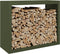 vidaXL - Haardhoutrek - 100x40x80 - cm - staal - groen