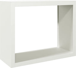 vidaXL - Haardhoutrek - 100x40x80 - cm - staal - wit
