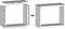 vidaXL - Haardhoutrek - 100x40x80 - cm - staal - wit